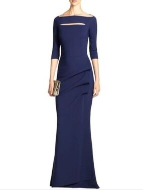 Chiara Boni La Petite Robe Kate Blue Notte Maxi Dress